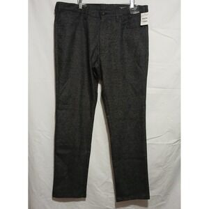 Nordstrom Men's Shop Straight Fit Dress‎ Pants Heathered Gray 38x32